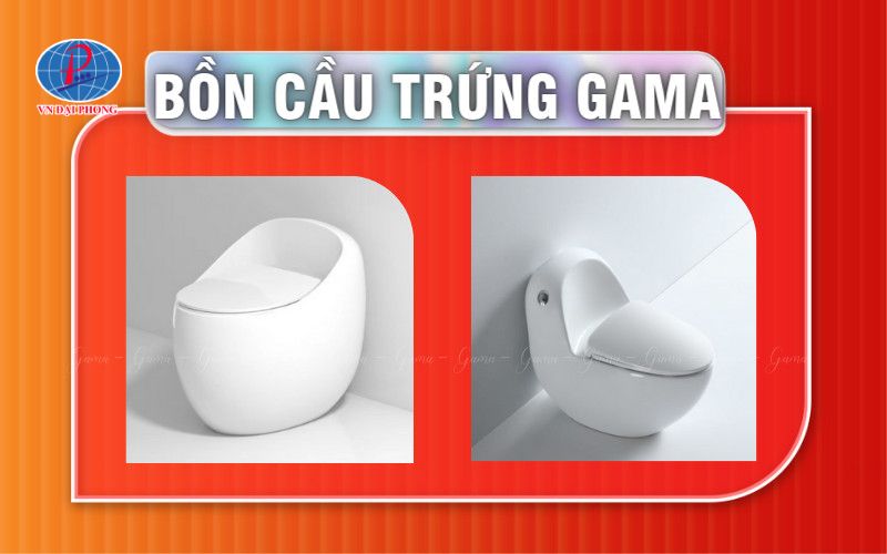 TOP 5 bồn cầu trứng giá tốt, đáng mua nhất năm 26 Bồn cầu trứng Gama
