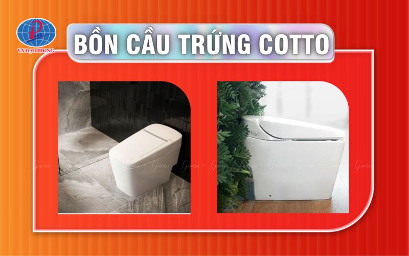 TOP 5 bồn cầu trứng giá tốt, đáng mua nhất năm 28 Bồn cầu trứng Cotto