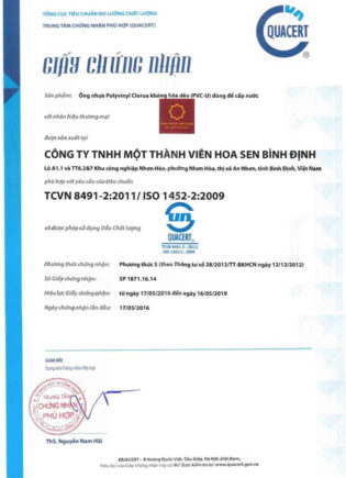 chung nhan chat luong ong nhua hoa sen 2