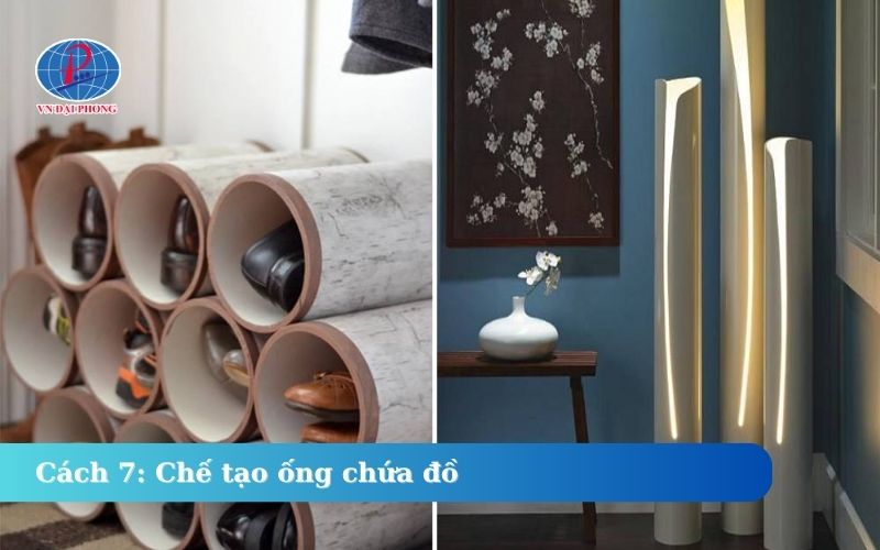 Cách 7: Chế tạo ống chứa đồ