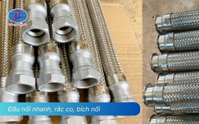 Đầu nối nhanh, rắc co, bích nối