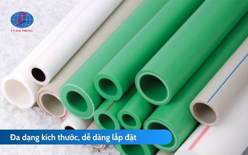 Bảng giá ống nước Bình Minh - Lý do nên chọn ống Bình Minh 23 Ống nước Bình Minh Đa dạng kích thước, dễ dàng lắp đặt