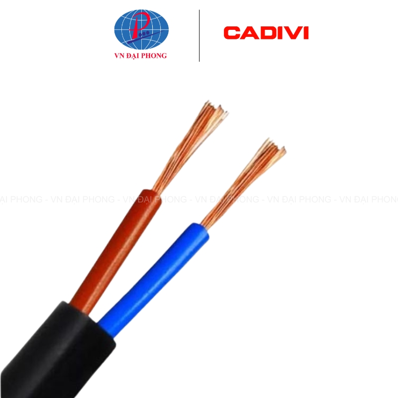 Dây cáp điện Cadivi VCmt2x1mm2 (300/500V)