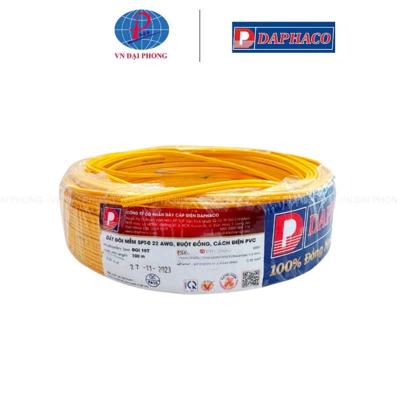 Dây đôi mềm Daphaco 2 x 50T