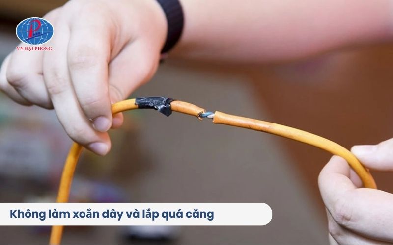 Không uốn cong dây cáp quá độ