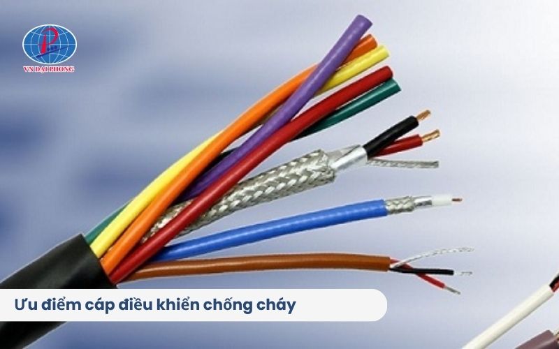 Ưu điểm của dây cáp điều khiển chống cháy