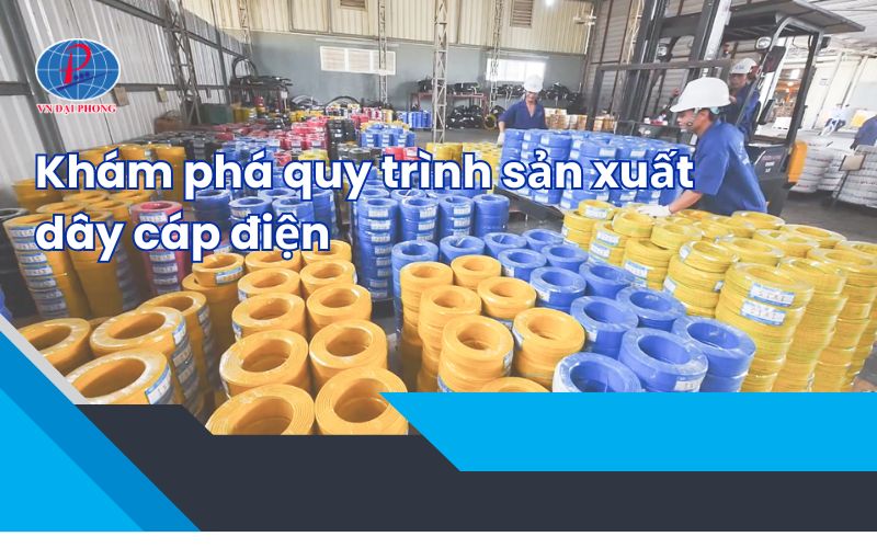 Quy trình sản xuất dây cáp điều khiển