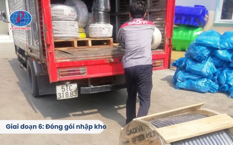 Giai đoạn 6: Đóng gói nhập kho