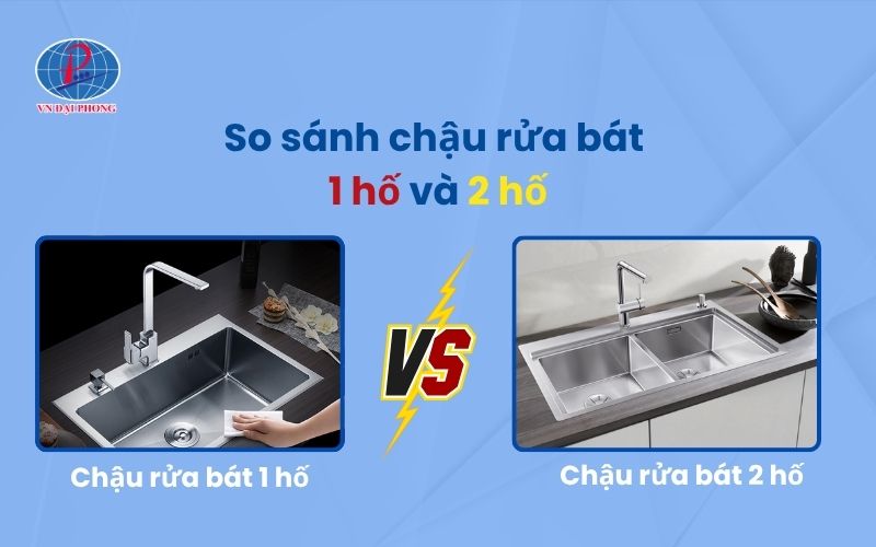 So sánh chậu rửa bát 1 hố và 2 hố - Nên mua loại nào? 20 So sánh chậu rửa bát 1 hố và 2 hố