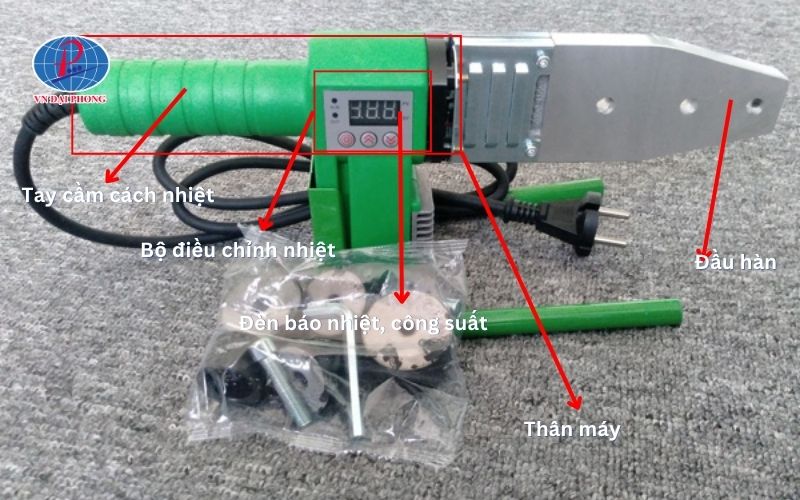 Cấu tạo của máy hàn nhựa