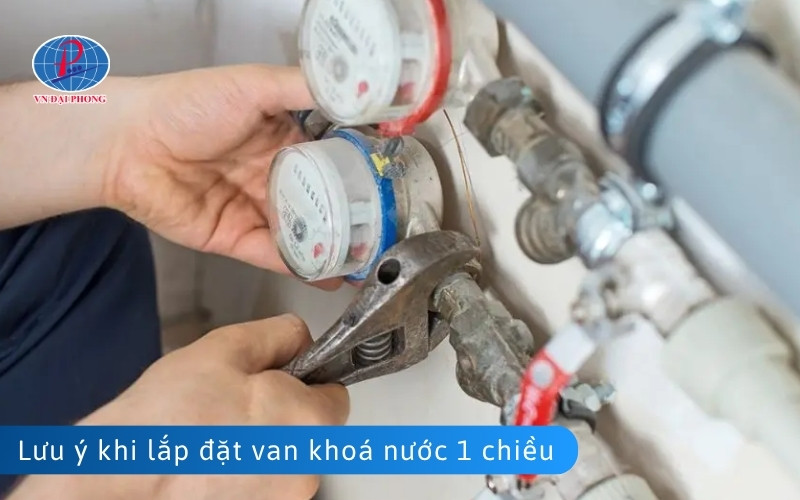 Lưu ý khi lắp đặt van nước 1 chiều