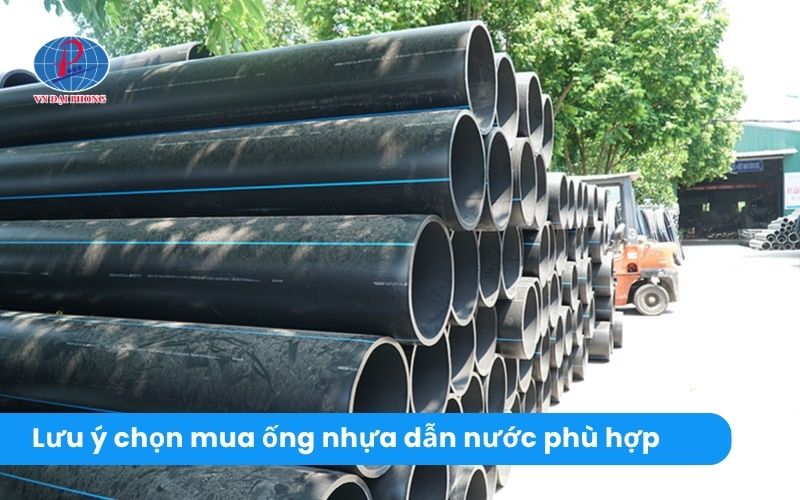 Lưu ý chọn mua ống nhựa dẫn nước phù hợp nhu cầu