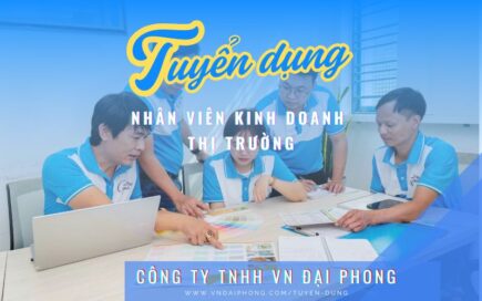 TUYỂN DỤNG NHÂN VIÊN KINH DOANH THỊ TRƯỜNG - VN ĐẠI PHONG