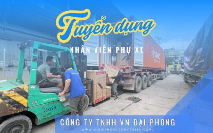 Tuyển dụng nhân viên phụ xe - VN Đại Phong
